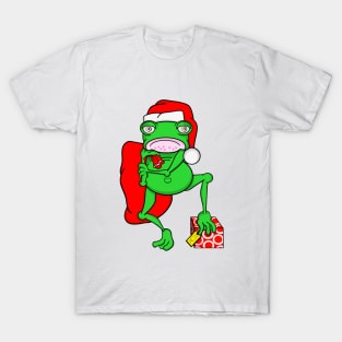 Merry Christmas Santa Frog T-Shirt